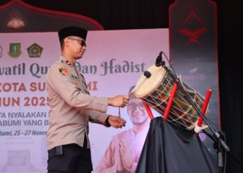 Wakapolres Sukabumi Kota Hadiri Pembukaan MTQH ke-49 Tingkat Kota Sukabumi