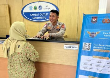 “Polantas Menyapa”, Wujud Profesionalisme Pelayanan STNK Satlantas Polres Sukabumi Kota Menuju WBK dan WBBM