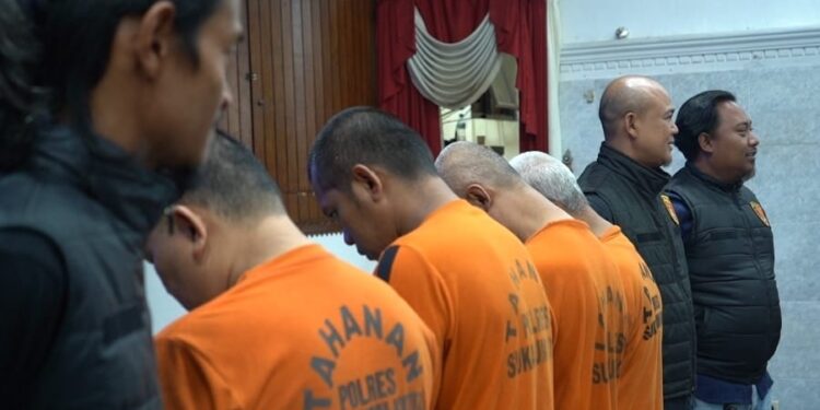 Polres Sukabumi Kota Bongkar Sindikat Curanmor, 4 Pelaku Diamankan