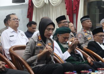 Saat Polisi dan Pemuka Agama Sukabumi Kirimkan Do’a untuk Korban Bencana