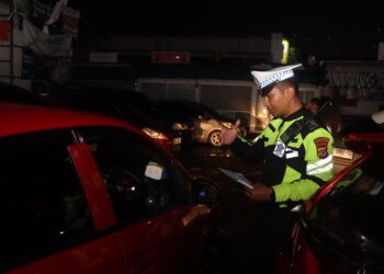 KRYD Akhir Pekan, Polres Sukabumi Kota Tindak 115 Pengguna Knalpot Brong