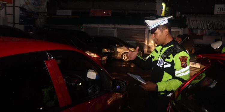 KRYD Akhir Pekan, Polres Sukabumi Kota Tindak 115 Pengguna Knalpot Brong