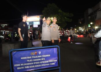 Polres Sukabumi Kota Gelar KRYD, Wakapolres Pimpin Patroli dan Penertiban Knalpot Brong