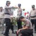 Sandang Pangkat Baru, Puluhan Personel Polres Sukabumi Kota Jalani Tradisi Naik Pangkat