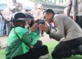 Perkuat Sinergi, Polres Sukabumi Kota Gelar Apel Ojol Kamtibmas