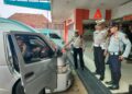 Sat Lantas Polres Sukabumi Kota Gelar Ramp Check Kendaraan Jelang Ramadhan