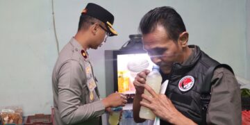 Gelar KRYD Akhir Pekan, Polres Sukabumi Kota Amankan 84 Botol Miras
