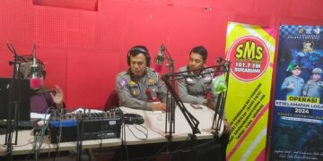Talkshow di Radio, Polantas di Sukabumi Edukasi kan Kamseltibcarlantas