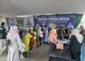 Gerakan Pangan Murah Polres Sukabumi Kota Diserbu Warga