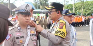 Apel Gelar Pasukan Ops Ketupat Lodaya 2026, Polres Sukabumi Kota Libatkan 1.010 Personel Gabungan