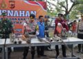 Polres Sukabumi Kota Musnahkan 225 Knalpot Brong