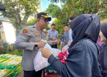 Gerakan Pangan Murah Polres Sukabumi Kota, Sediakan Bapokting Murah Untuk Warga