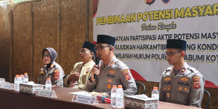 Gelar Pembinaan Potmas, Polres Sukabumi Kota Perkuat Sinergi dengan Dai Kamtibmas