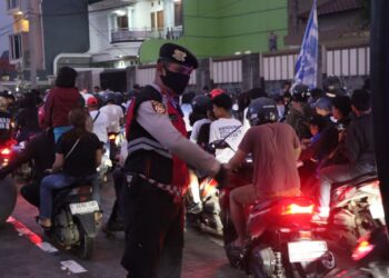 Nobar Persija vs Persib, Polres Sukabumi Kota Siagakan Ratusan Personel