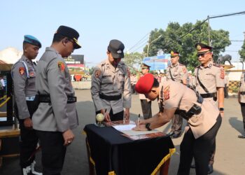 Mutasi Jabatan Warnai Polres Sukabumi Kota, Sejumlah Pejabat Resmi Berganti