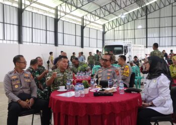 Kapolres Sukabumi Kota dan Dandim 0607 Hadiri Launching KDKMP Desa Bojong Sawah