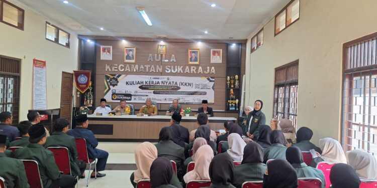 Tiga Pilar Polsek Sukaraja Dukung Pembukaan KKN Mahasiswa, Tekankan Sinergi dan Kamtibmas