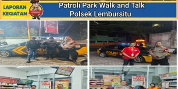 Sambangi Alfamart, Bhabinkamtibmas Lembursitu Ajak Karyawan Waspadai C3