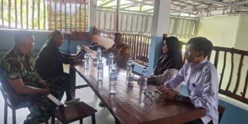 Kapolsek Sukaraja Koordinasi dengan Kades Margaluyu Sikapi Isu Aksi Damai di SPG