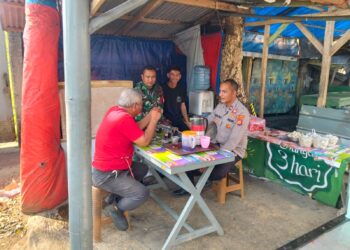 Sinergi TNI-Polri Sambangi Warga, Bhabinkamtibmas Baros Serap Aspirasi Kamtibmas