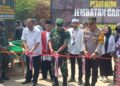 Kapolsek Cisaat Hadiri Peresmian Jembatan Garuda Leci, Dorong Akses dan Perekonomian Warga