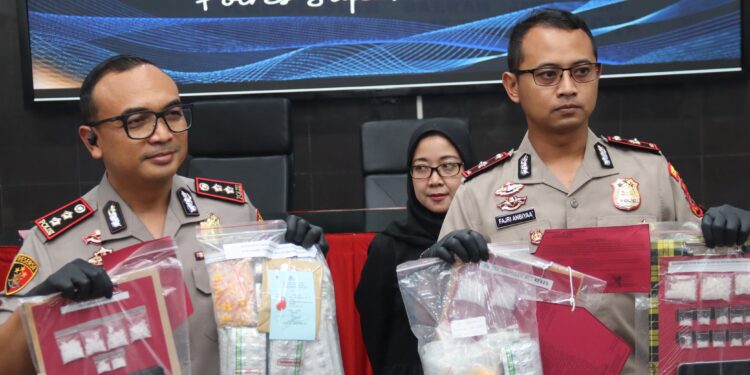 Polres Sukabumi Kota Ungkap 36 Kasus Narkoba, 43 Tersangka Ditangkap dalam Empat Bulan