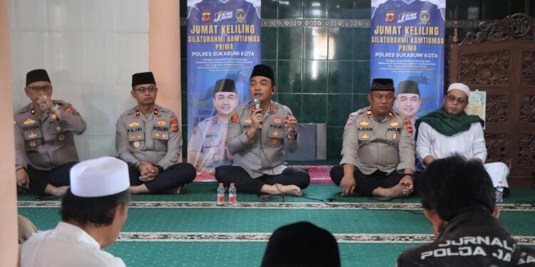 Jumling di Cibeureum, Kapolres Sukabumi Kota Ajak Warga Bersama Jaga Kamtibmas