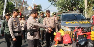 Kapolres Sukabumi Kota Cek Sarpras, Siapkan Simulasi Penanganan Karhutla