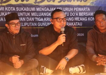 5 Wartawan Hilang di Sekitar Anak Krakatau, Kapolres Sukabumi Ikut Doa dan Nyalakan Lilin