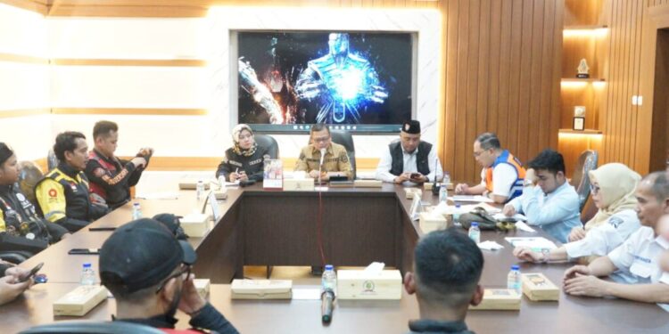 Potret Aksi Driver Maxim di DPRD Kota Sukabumi, Tuntut Evaluasi Tarif hingga Program Turbo