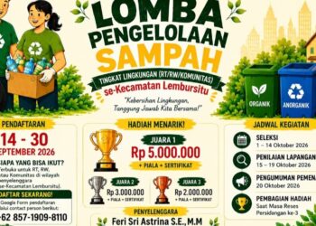 Lewat Lomba Kelola Sampah, Wakil Ketua DPRD Kota Sukabumi Feri Sri Astrina Dorong Warga Peduli Kebersihan