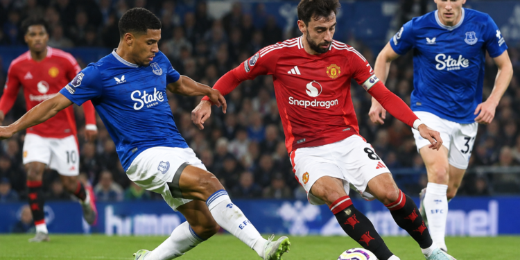 Everton 2-2 Manchester United: Setan Merah Gagal Menang, Gol Spektakuler Maitland-Niles di Menit 96