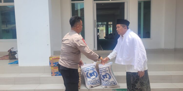 HUT Humas Polri, Polres Sukabumi Kota Tebar Kepedulian Lewat Sembako