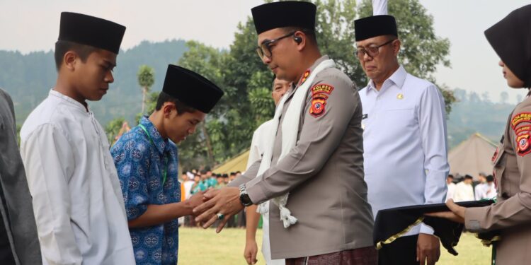 Sambut Hari Santri 2026, Polres Sukabumi Kota Gelar Qiyamullail Camp PRIMA