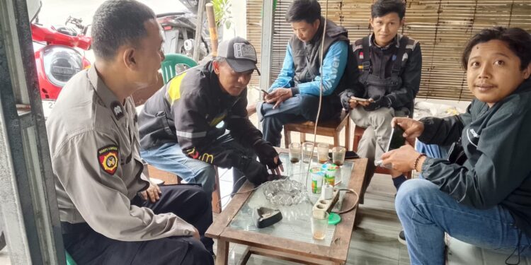 Polsek Cibeureum Sukabumi Rangkul Pelajar dan Ojol, Jaga Kamtibmas Tetap Kondusif