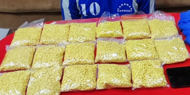 Sat Narkoba Polres Sukabumi Kota Ungkap Peredaran 17 Ribu Butir Hexymer